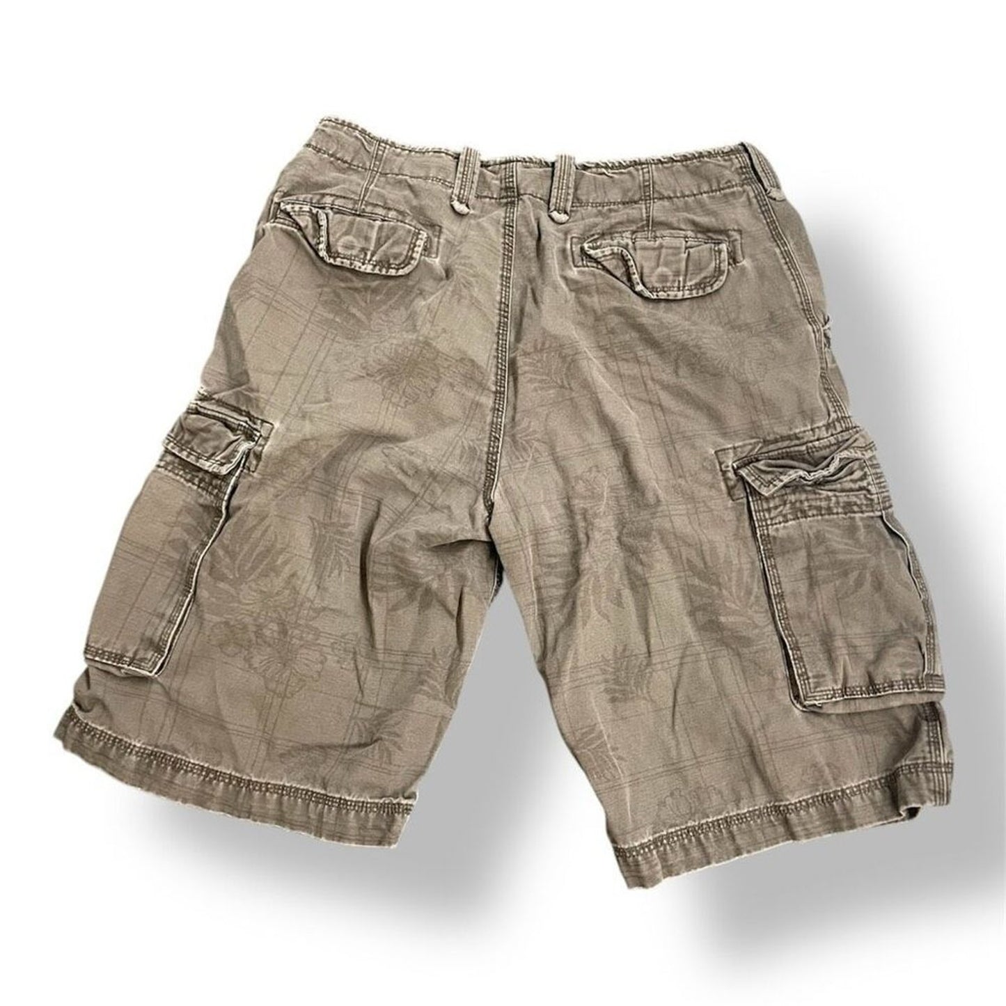 Mens Arizona Denim Cargo Shorts Size Large
