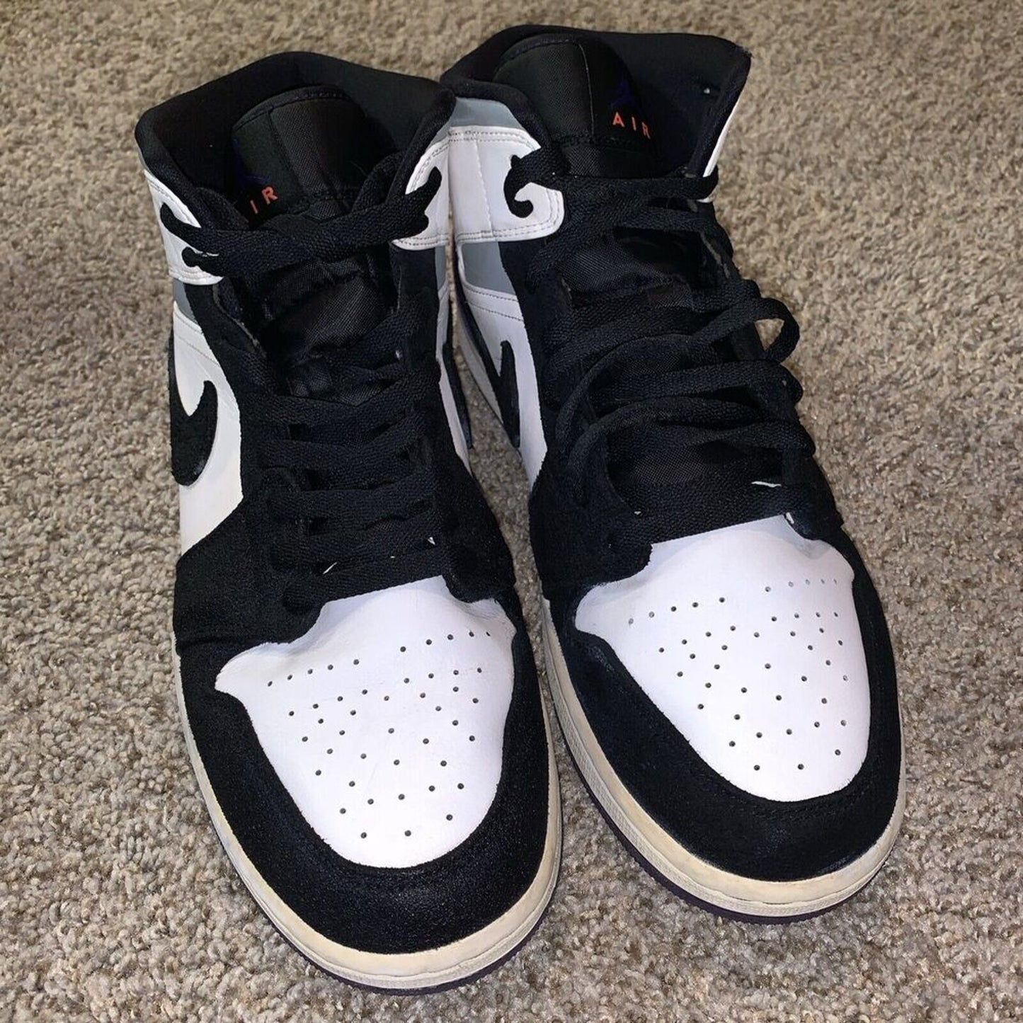 Size 12 - Nike Air Jordan 1 SE Mid Varsity Purple Sneakers Shoes