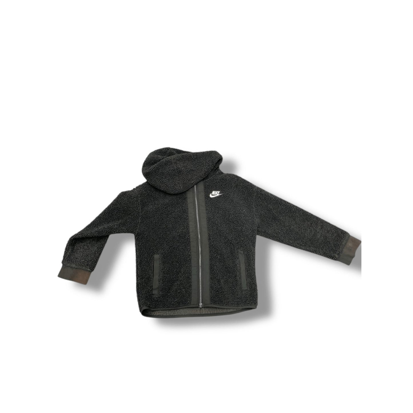 Nike Womens Fleece Full Zip Black Jacket Size Small