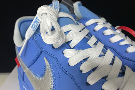 OFF-WHITE NIKE AIR FORCE 1 MCA BLUE CI1173-400 Shoes Size 12 *New*