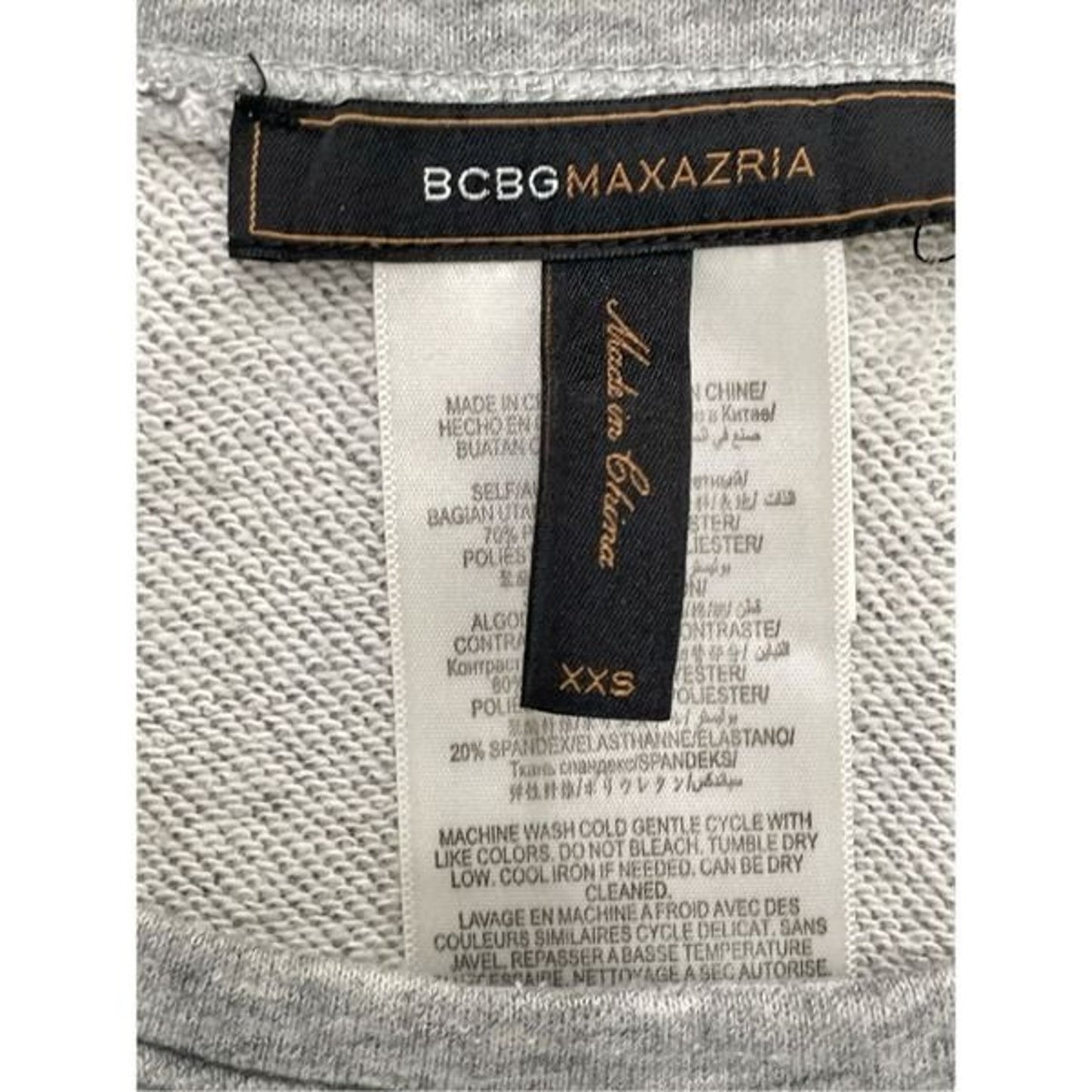 BCBG Maxazria Womens Sleeveless Athletic Cut Vented Performance Shirt Size XXS