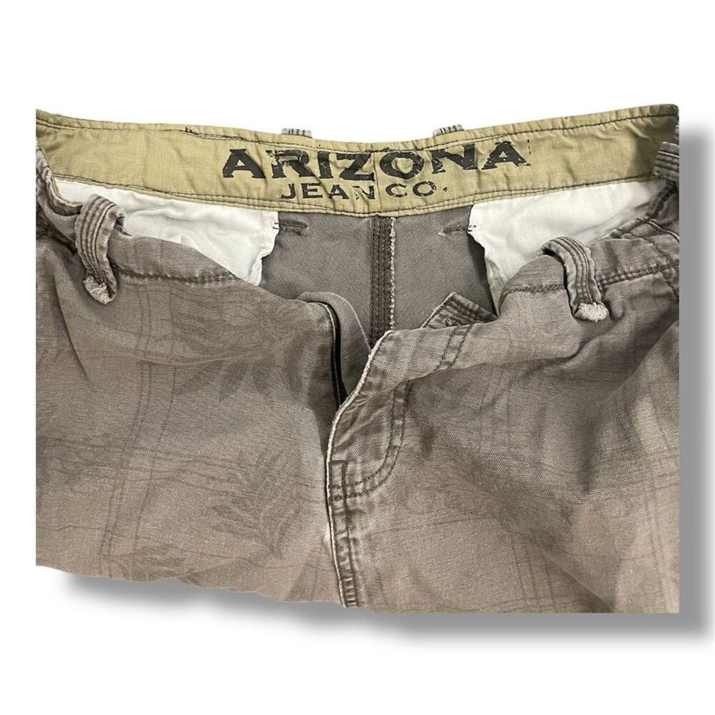 Mens Arizona Denim Cargo Shorts Size Large