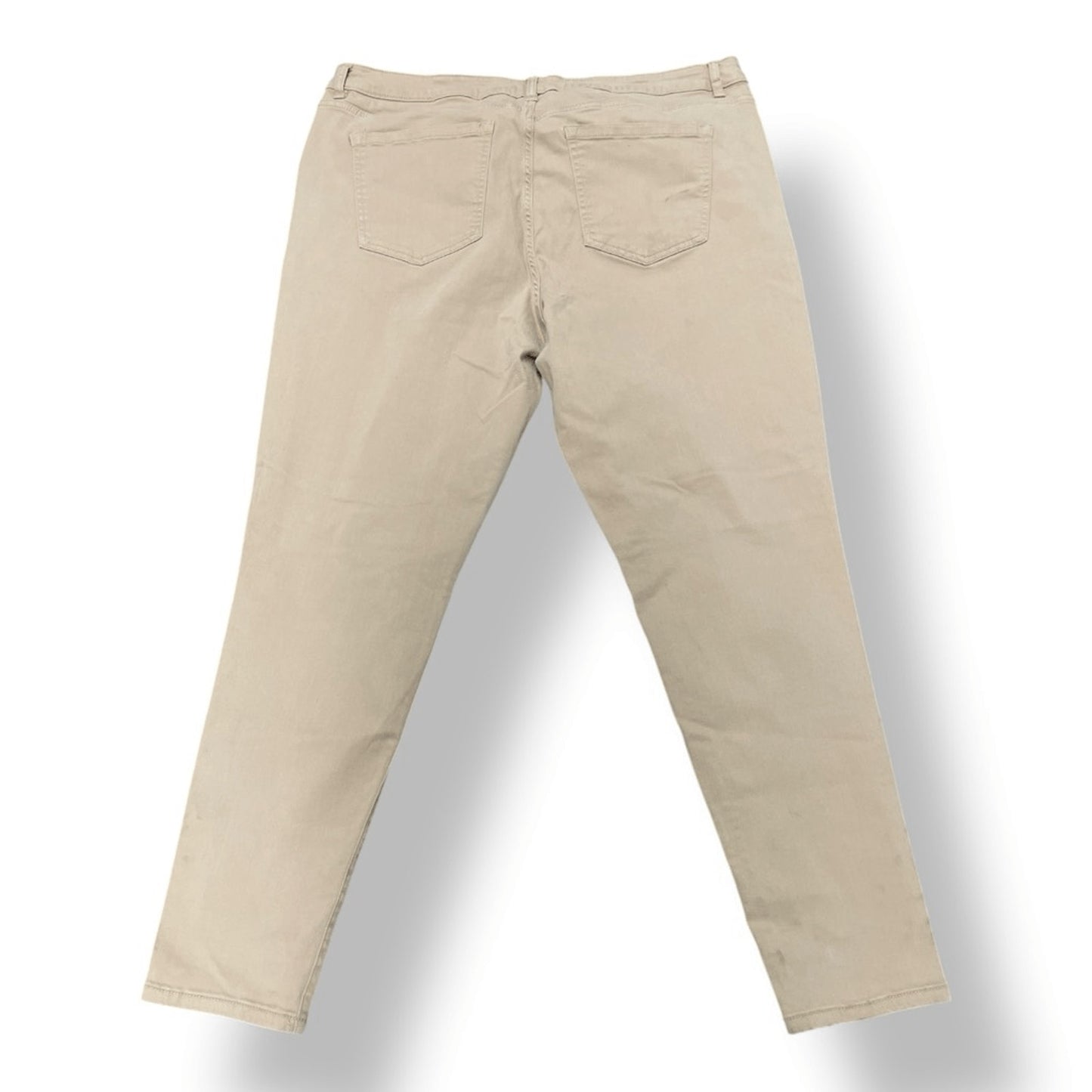 Lane Bryant Super Stretch Skinny Tan Pants Size 20