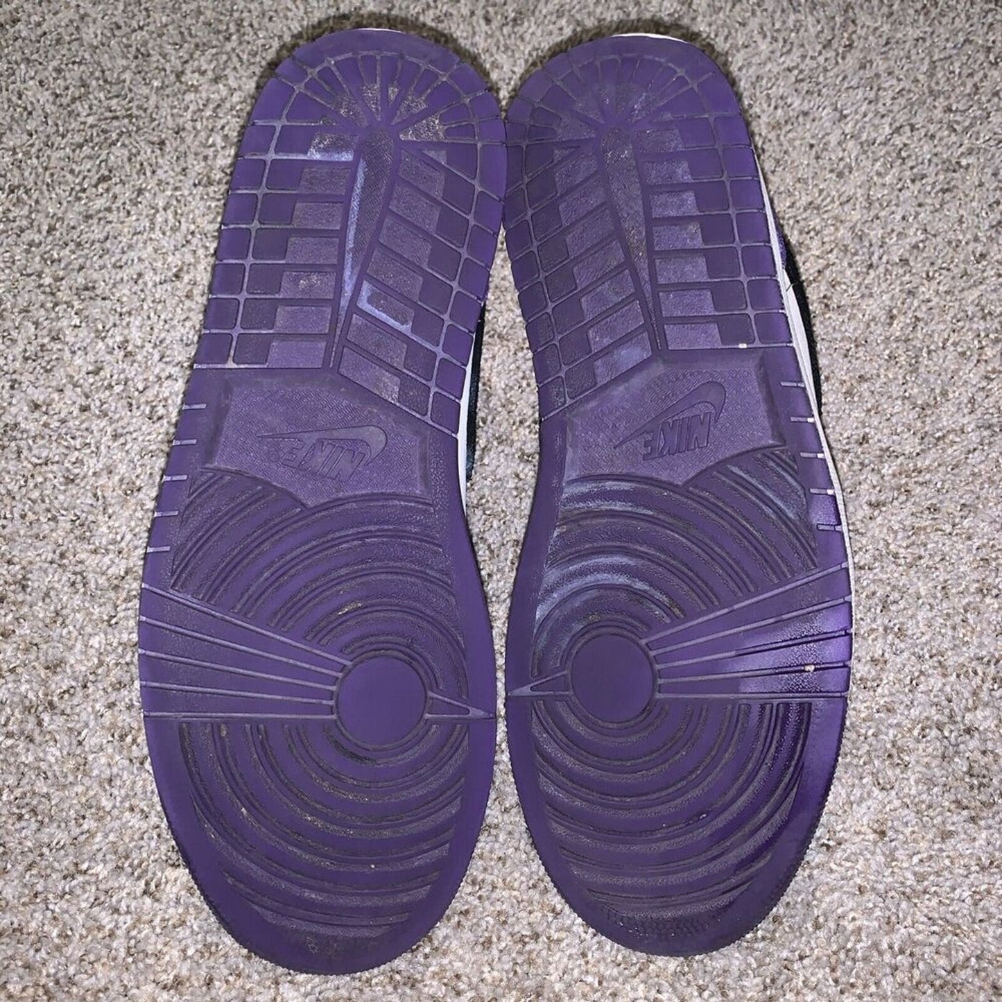 Size 12 - Nike Air Jordan 1 SE Mid Varsity Purple Sneakers Shoes