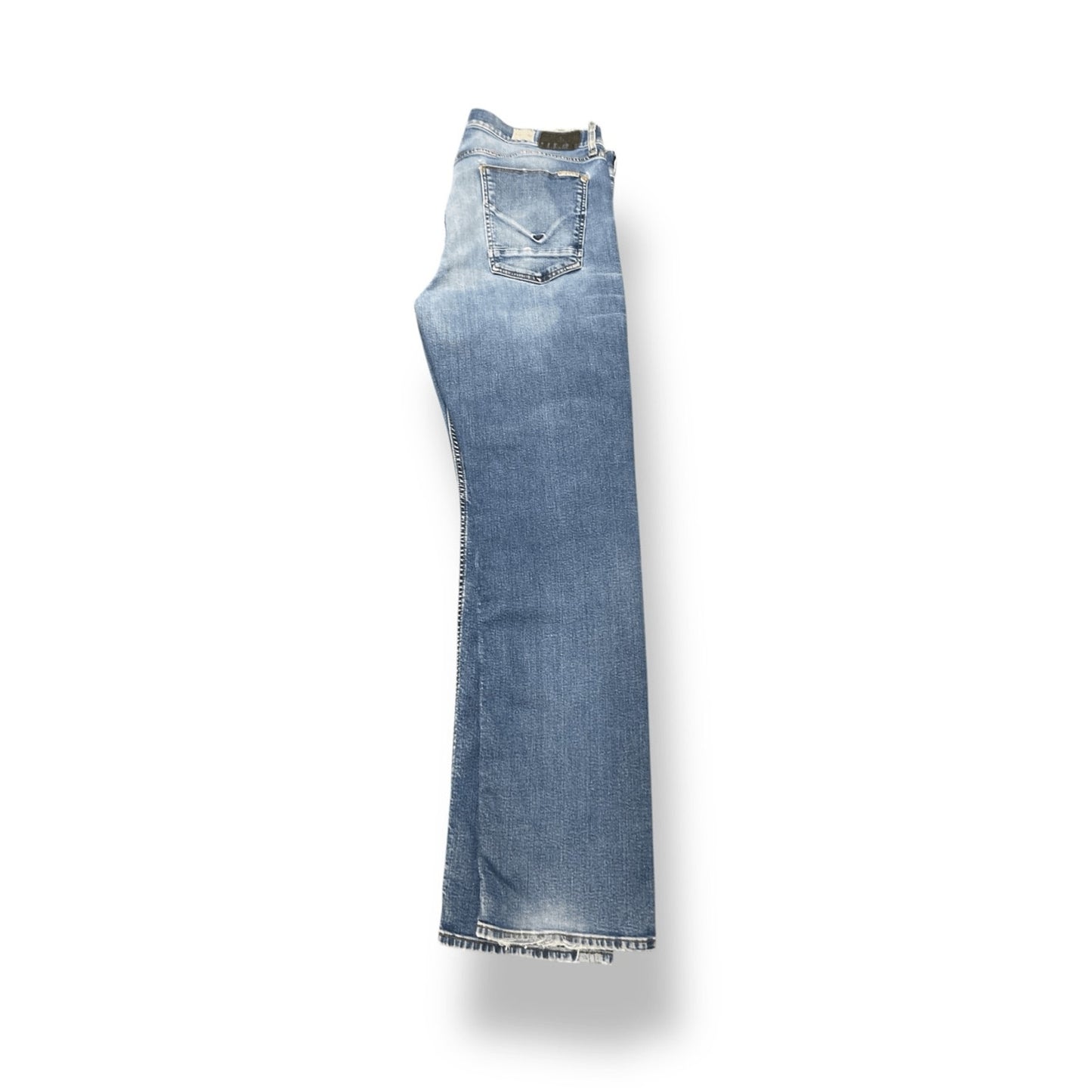 Hudson women’s Denim Blue Jeans Size 36 Byron Straight Zip Fly