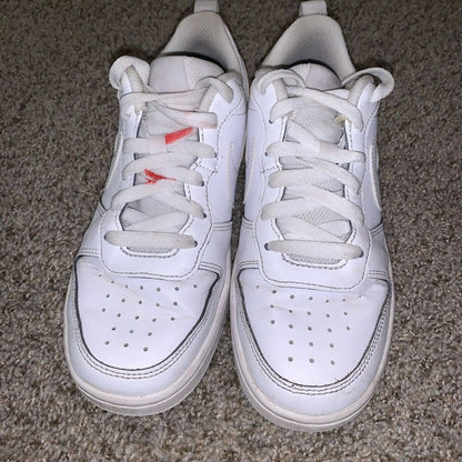 Nike Court Borough Low 2 (GS) Shoes Triple White BQ5448-100 Youth Big Kids 4Y