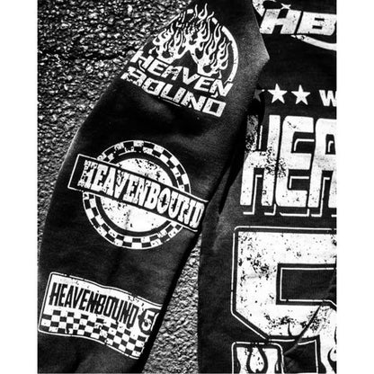 Men’s HeavenBound Racer Series Heavyweight Crop Hoodie Black Size Large