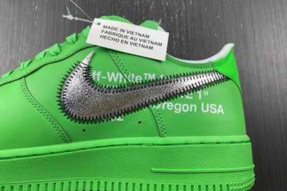 OFF-WHITE x Nike Air Force 1 - Green DX1419-300 Shoes Size 12 *New*
