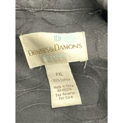 Drapers and Damon’s Petite Jacket Coat Black Size PXL