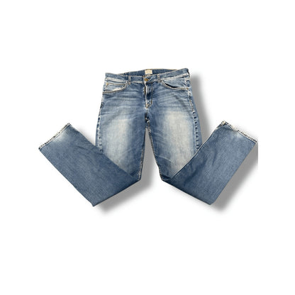 Hudson women’s Denim Blue Jeans Size 36 Byron Straight Zip Fly