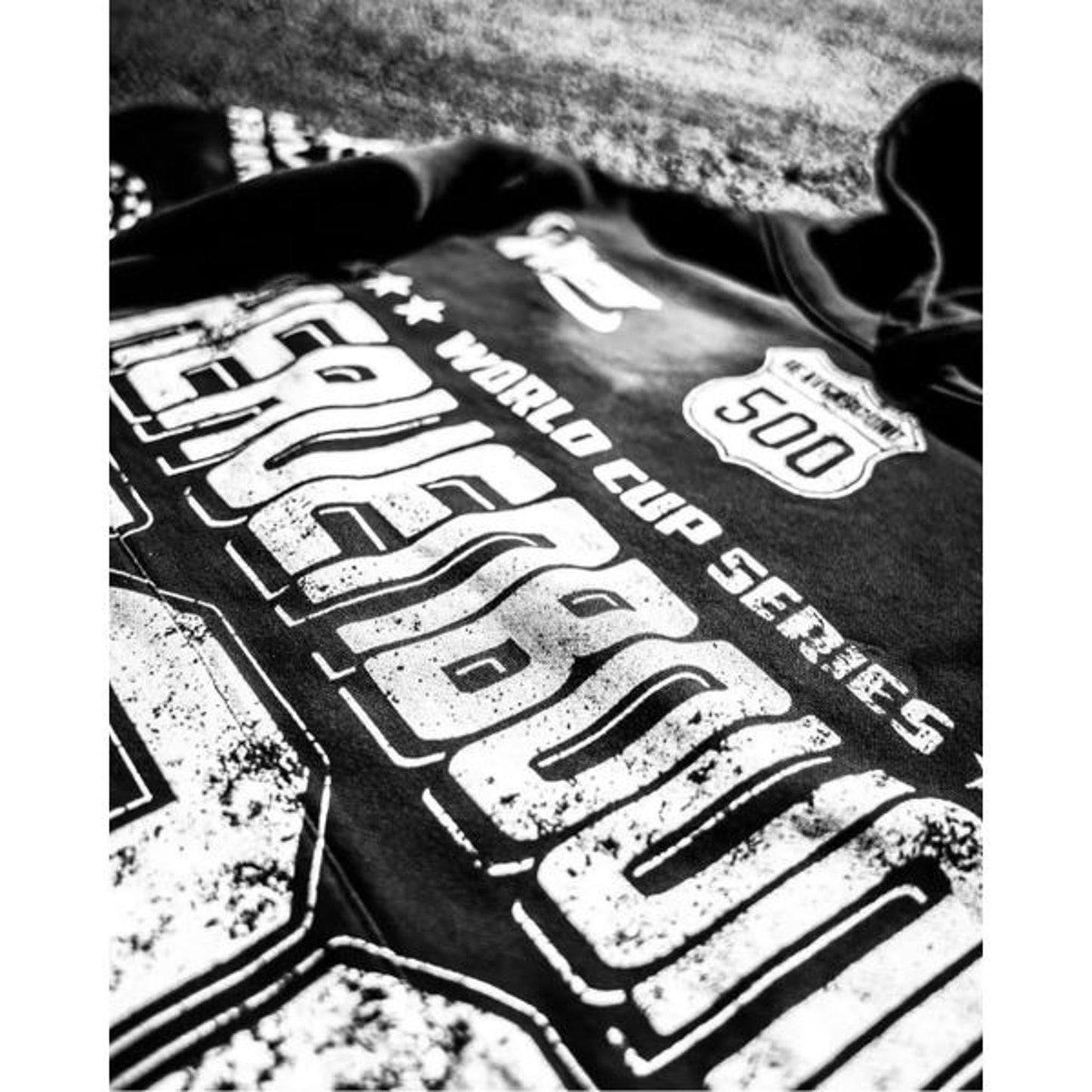 Men’s HeavenBound Racer Series Heavyweight Crop Hoodie Black Size Large