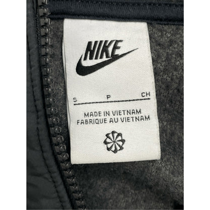 Nike Womens Fleece Full Zip Black Jacket Size Small