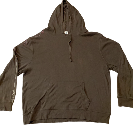 Reebok embroidered men’s pullover hoodie sweatshirt, size 2XL