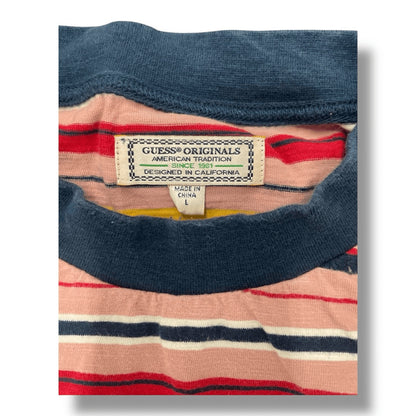 Vintage Guess Jeans Multi-Color T-shirt Size Large