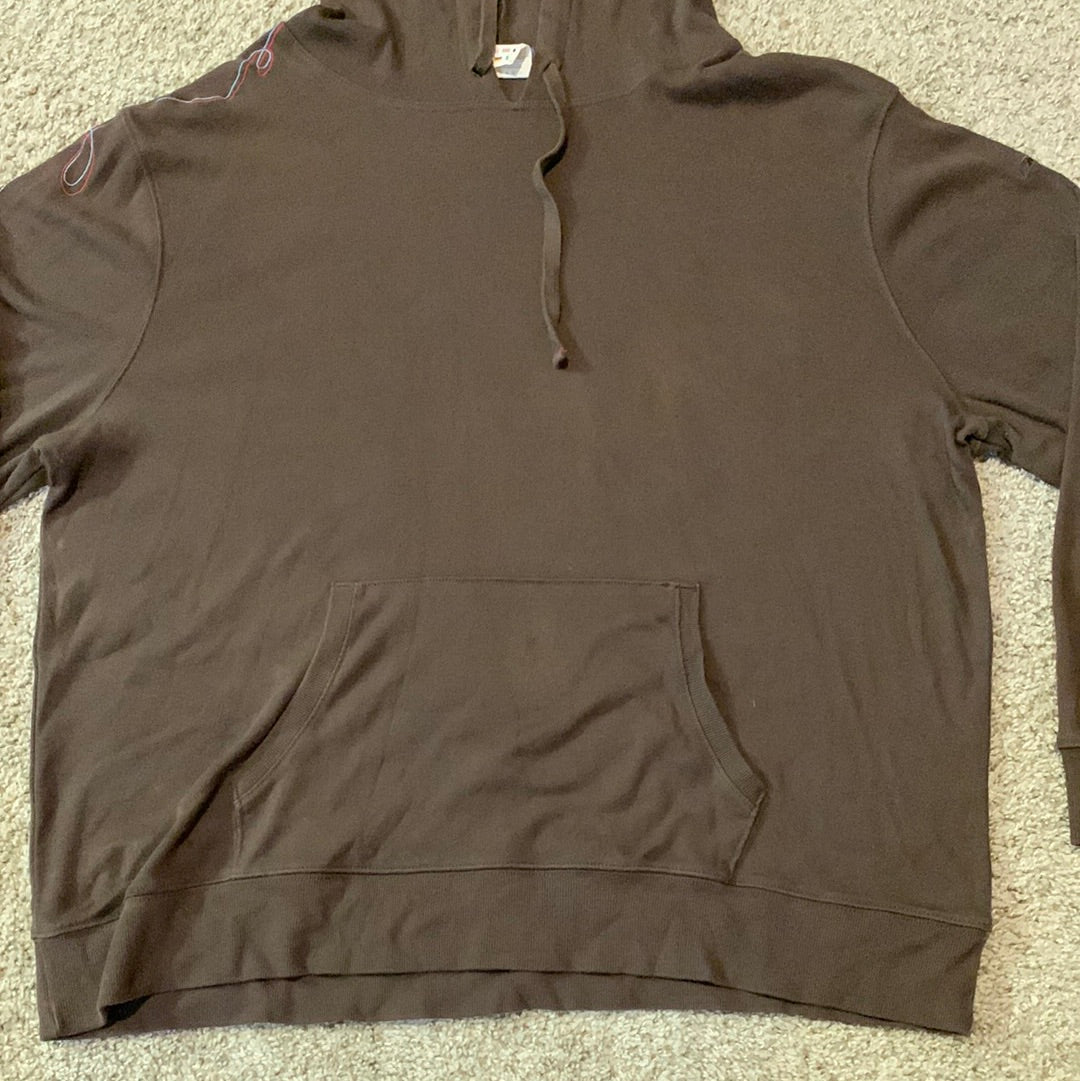Reebok embroidered men’s pullover hoodie sweatshirt, size 2XL