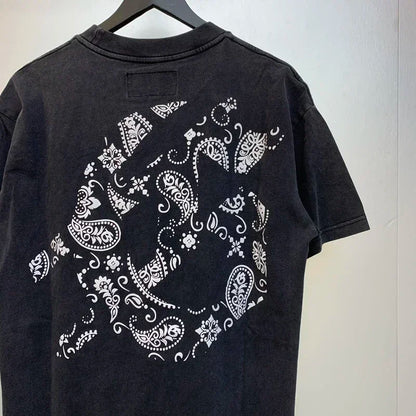 American Style Hip Hop 'GOD SPEED' Graphic T-Shirt - High Street Black Short Sleeve Top for Men