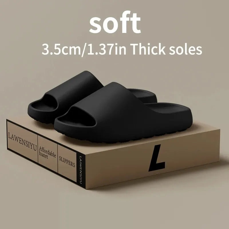 Thick-Soled Non-Slip Coconut Slippers – Ultra-Comfort Summer Sandals