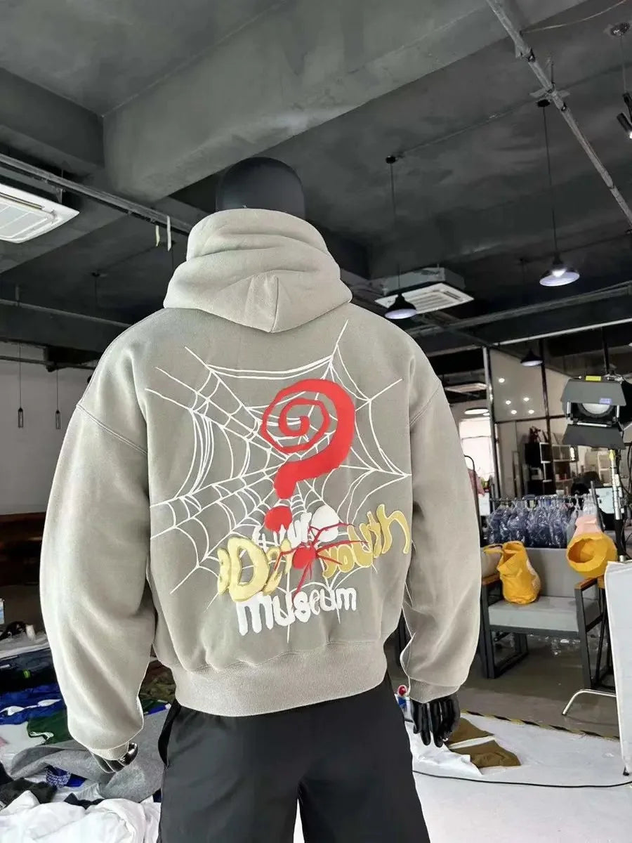 Y2K Harajuku Letter Print Hoodie – Loose-Fit Hip-Hop Punk Streetwear Sweatshirt