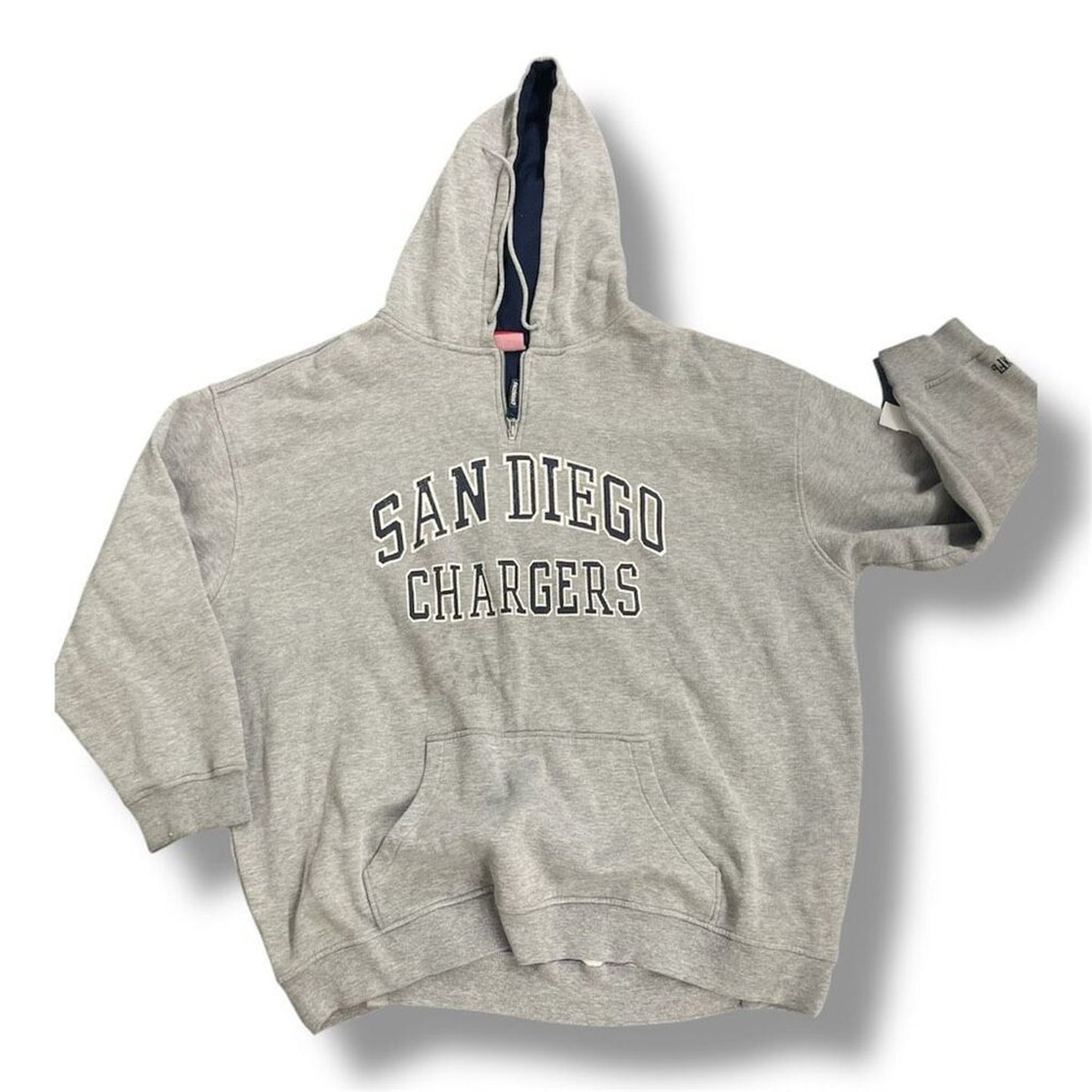 Vintage NFL San Diego Charges Hoodie Sweatshirt Size 2XL