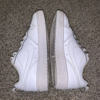 Nike Court Borough Low 2 (GS) Shoes Triple White BQ5448-100 Youth Big Kids 4Y