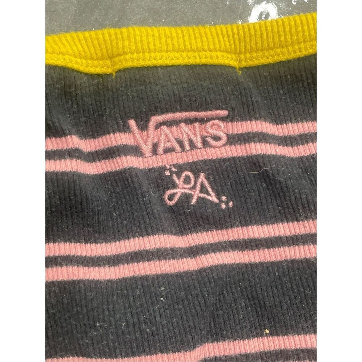 Vintage Women’s Vans Cotton Tank Top Body Suit Striped Sized size M