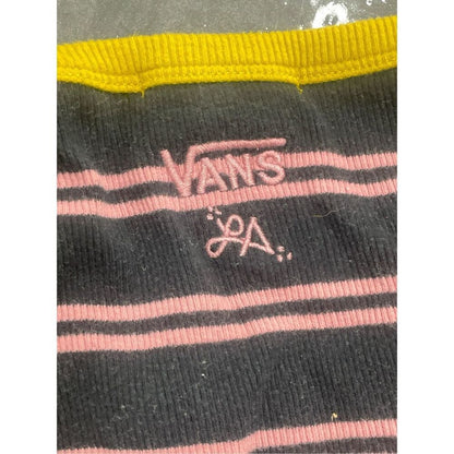 Vintage Women’s Vans Cotton Tank Top Body Suit Striped Sized size M