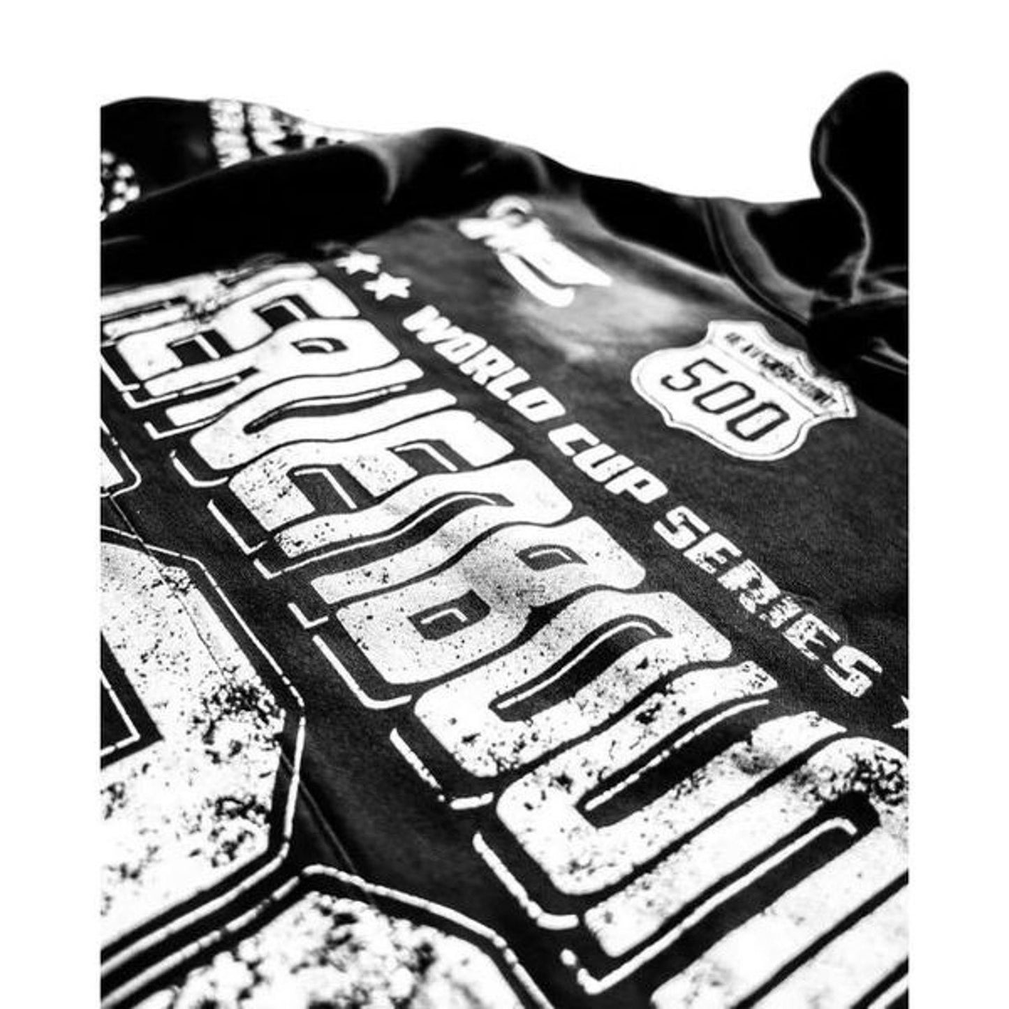 Men’s HeavenBound Racer Series Heavyweight Crop Hoodie Black Size Large